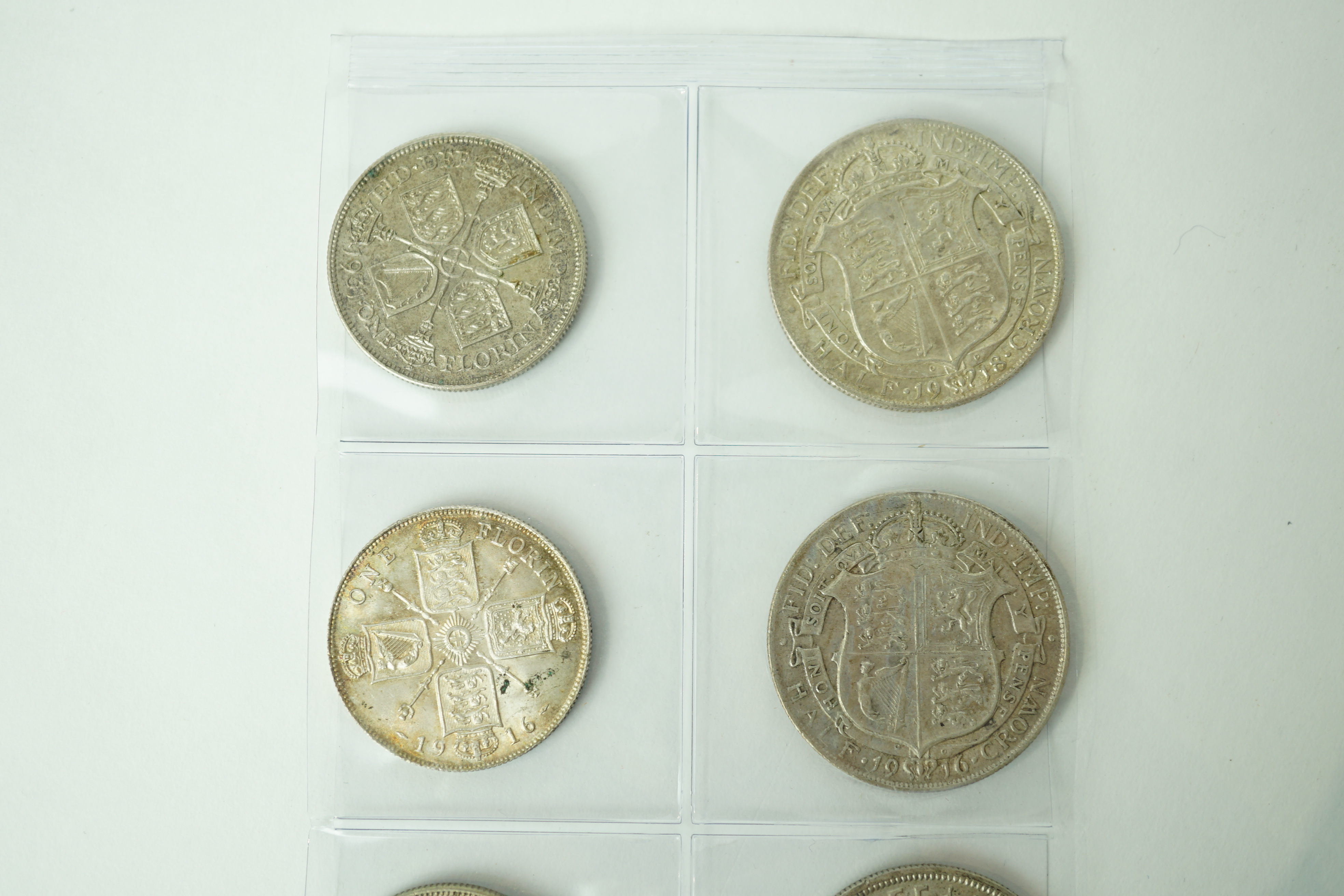 British silver and cupronickel coins, Edward VII to QEII (1902-1981), the majority pre-decimal Crowns to maundy 1d